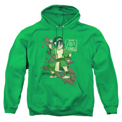 Avatar The Last Airbender Toph Rock Slide Mens Hoodie Kelly Green