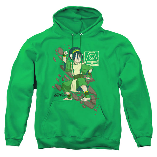 Avatar The Last Airbender Toph Rock Slide Mens Hoodie Kelly Green