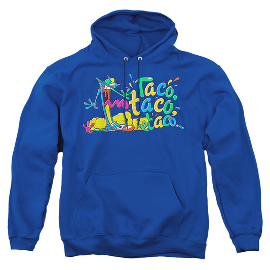 Catdog Taco Taco Taco Mens Hoodie Royal Blue