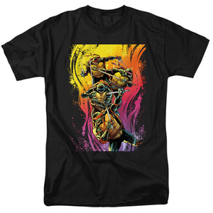 Teenage Mutant Ninja Turtles Hot Rainbow Warriors Mens T Shirt Black