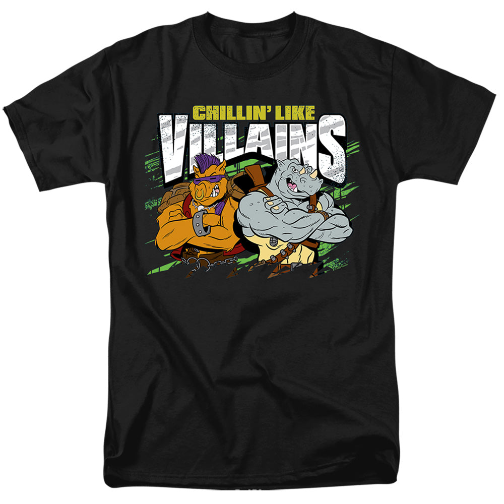 Teenage Mutant Ninja Turtles Chillin’ Like Villains Mens T Shirt Black