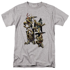 Teenage Mutant Ninja Turtles Shinobi Mens T Shirt Athletic Heather