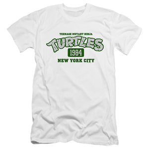 Teenage Mutant Ninja Turtles Est. 1984 Nyc Premium Bella Canvas Slim Fit Mens T Shirt White