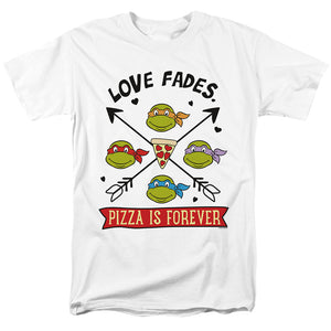 Teenage Mutant Ninja Turtles Pizza Is Forever Mens T Shirt White