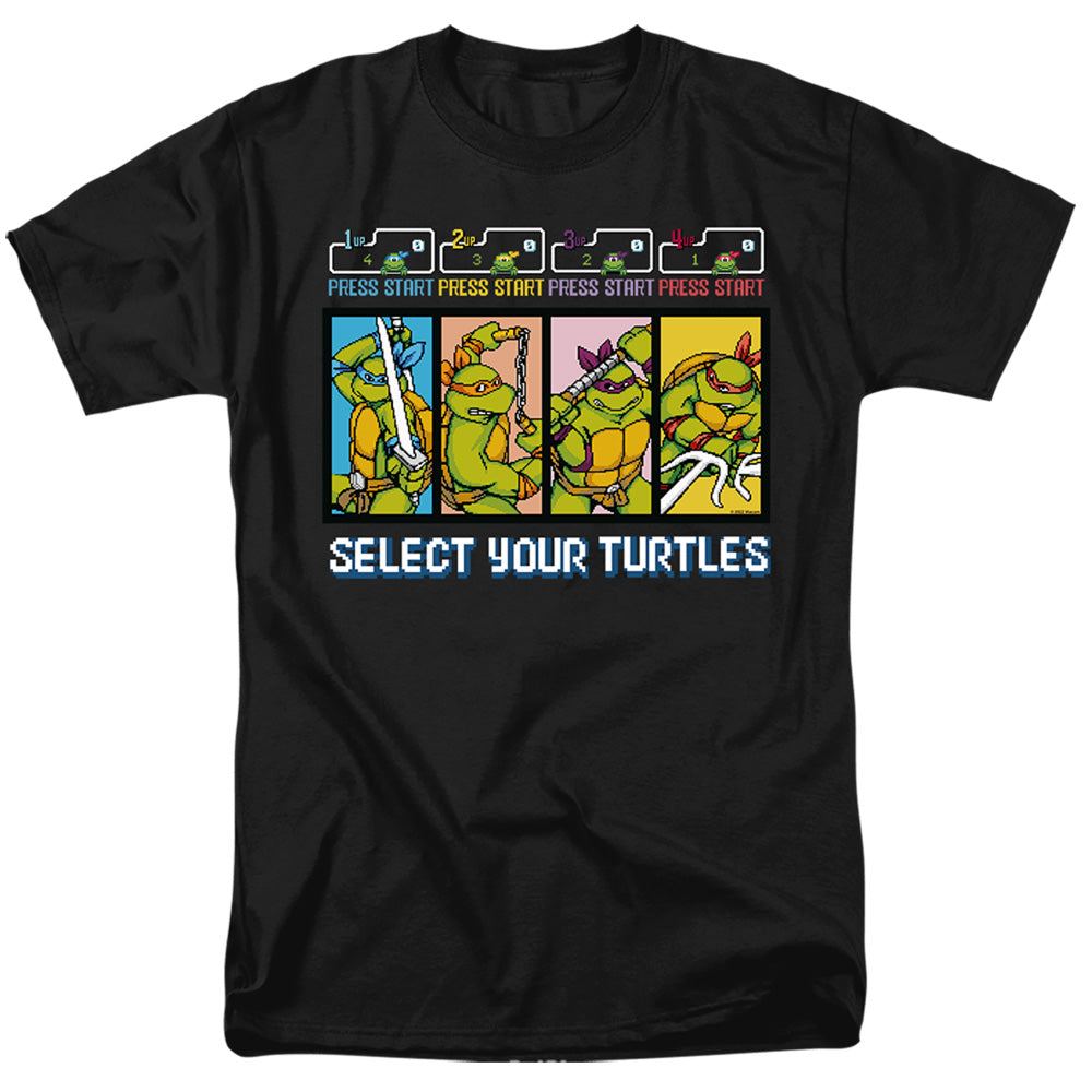 Teenage Mutant Ninja Turtles Select Your Turtles Mens T Shirt Black