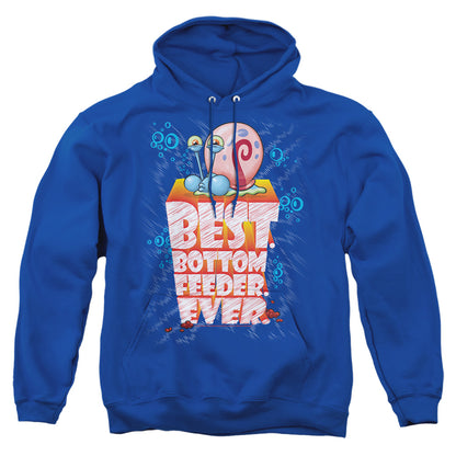 Spongebob Best. Bottom Feed. Ever. Mens Hoodie Royal Blue