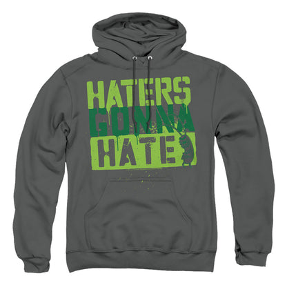 Spongebob Haters Gonna Hate Mens Hoodie Charcoal