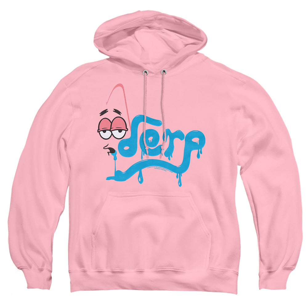 Spongebob Derp Mens Hoodie Pink