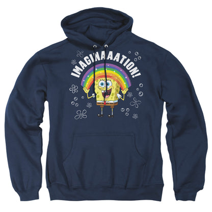 Spongebob Imagination Mens Hoodie Navy