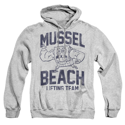 Spongebob Mussle Beach Lifting Team Mens Hoodie Athletic Heather