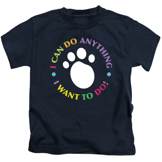 Blues Clues (Classic) I Can Do Anything! Juvenile Kids Youth T Shirt Navy Officially Licensed