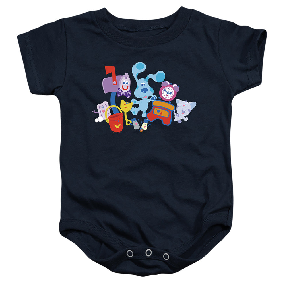 Blue’S Clues (Classic) Friend Party Infant Baby Snapsuit Navy