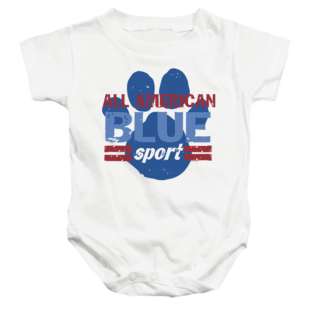 Blue’S Clues (Classic) All American Sport Infant Baby Snapsuit White