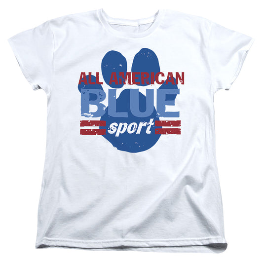 Blues Clues (Classic) All American Sport Womens T Shirt White Officially Licensed