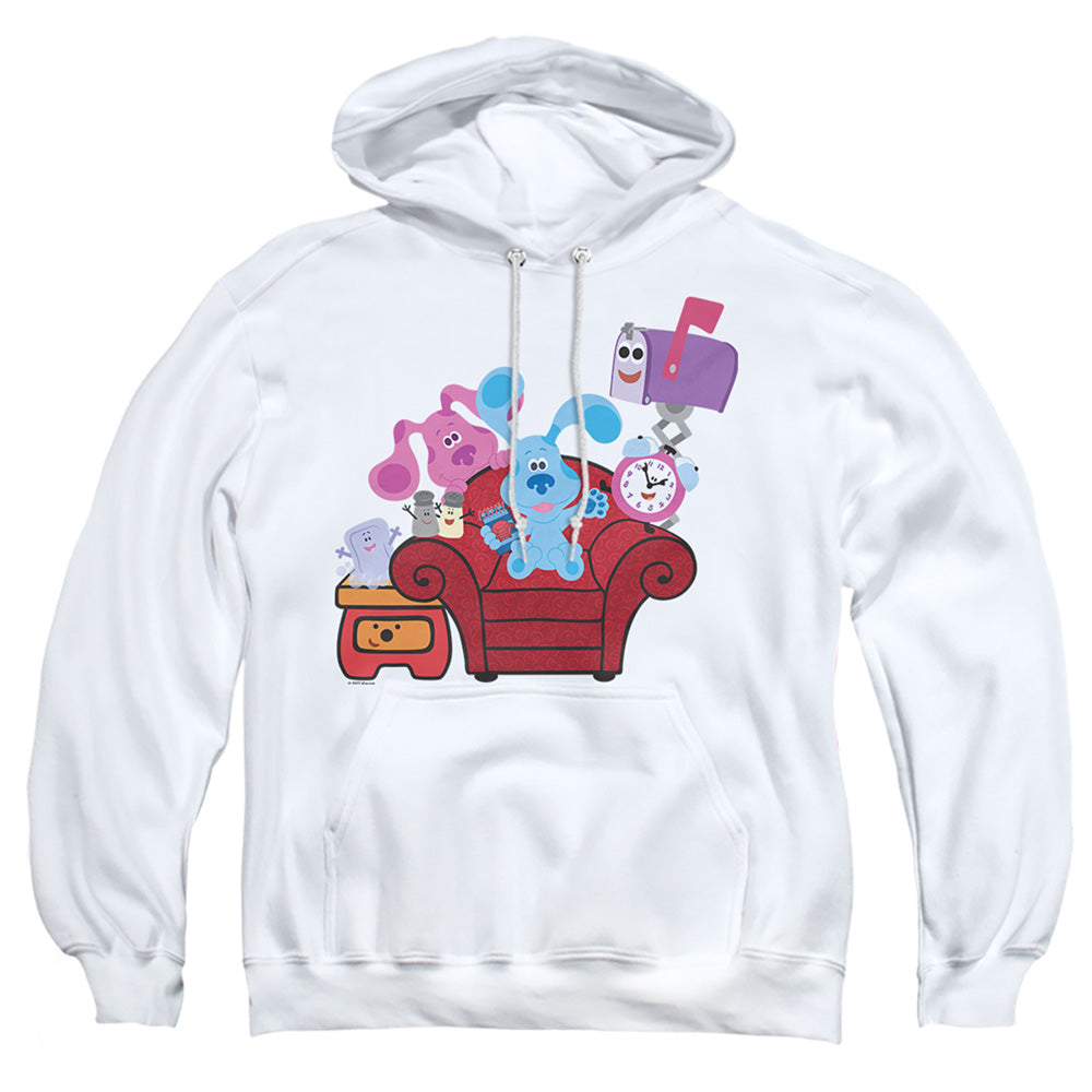 Blues Clues & You Friends Forever Mens Hoodie White