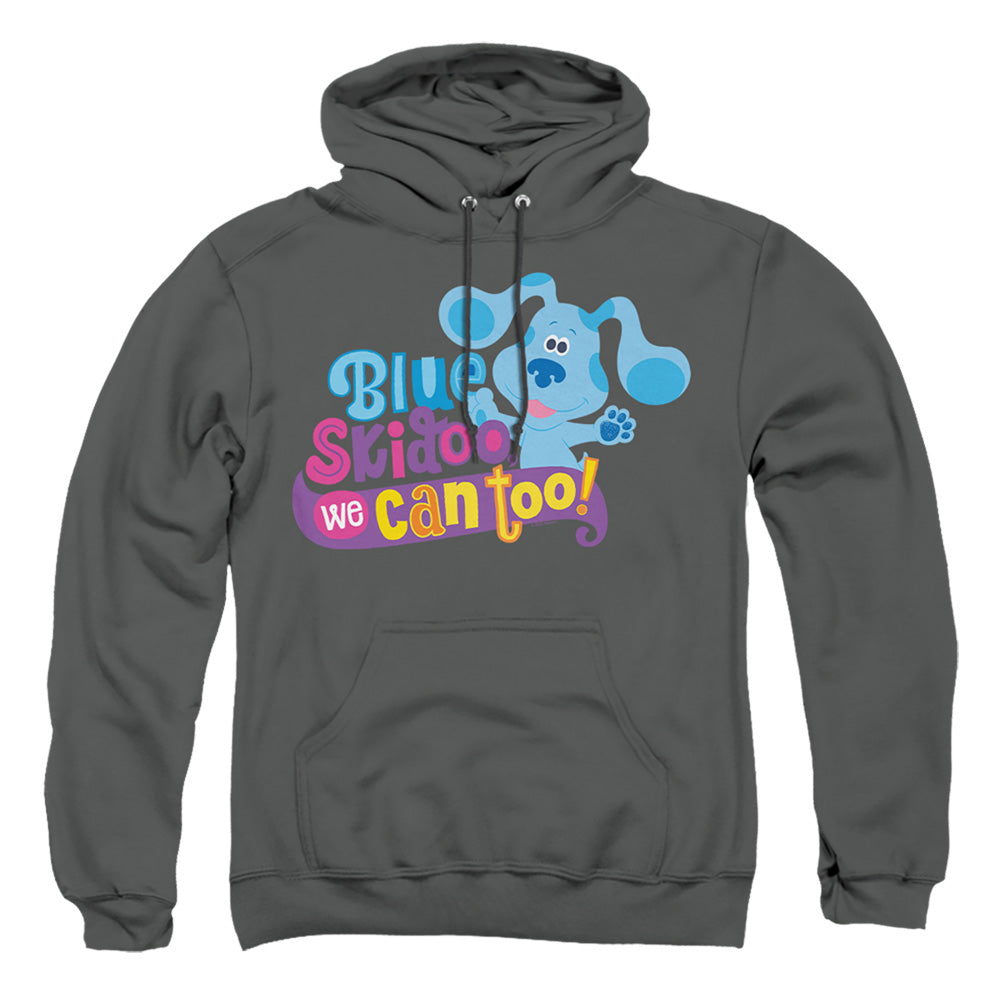 Blues Clues & You We Can Too! Mens Hoodie Charcoal