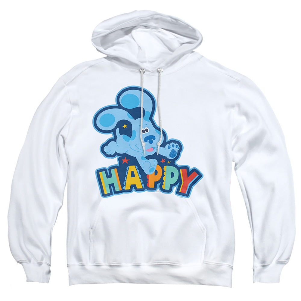 Blues Clues & You Happy Puppy Mens Hoodie White