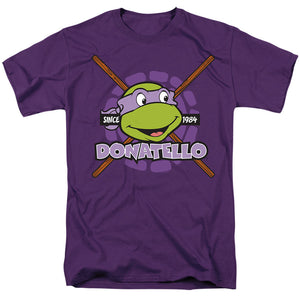 Teenage Mutant Ninja Turtles Donatello Since 1984 Mens T Shirt Purple