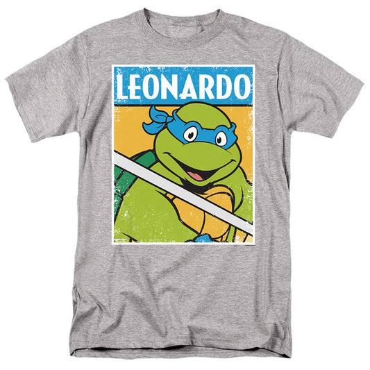 Teenage Mutant Ninja Turtles Teenage Mutant Ninja Turtles Leo Mens T Shirt Athletic Heather