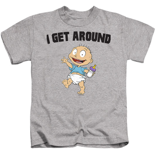 Rugrats I Get Around Juvenile Kids Youth T Shirt Athletic Heather Officially Licensed