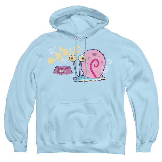 Spongebob Gary The Snail Mens Hoodie Light Blue