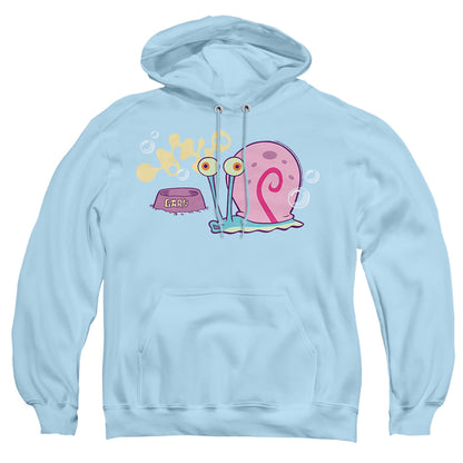 Spongebob Gary The Snail Mens Hoodie Light Blue