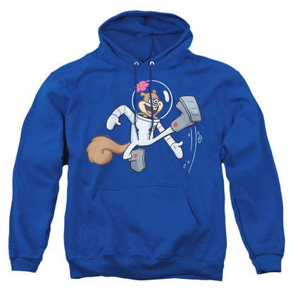 Spongebob Karate Sandy Mens Hoodie Royal Blue