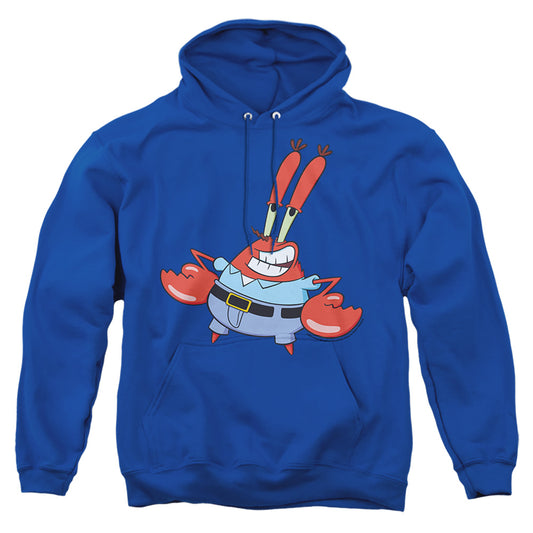 Spongebob Mr. Krabby Mens Hoodie Royal Blue