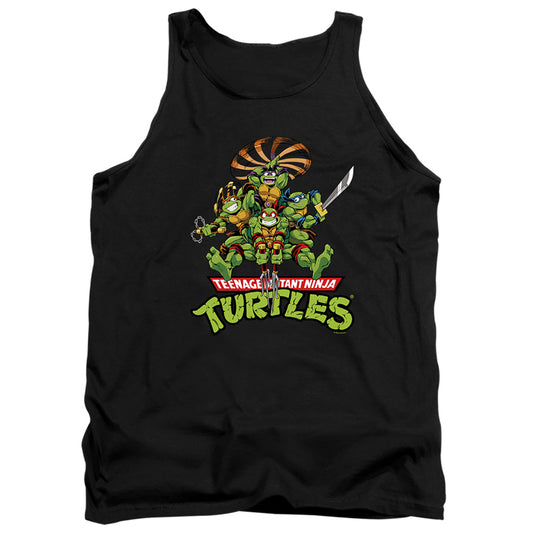 Teenage Mutant Ninja Turtles Manga Turtles Mens Tank Top Shirt Black