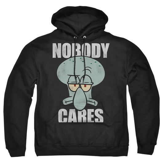 Spongebob Nobody Cares Meme Mens Hoodie Black