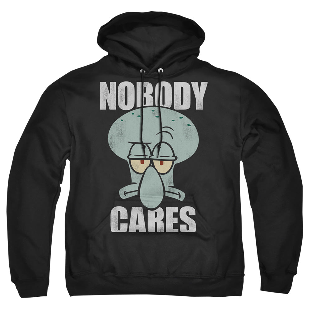 Spongebob Nobody Cares Meme Mens Hoodie Black