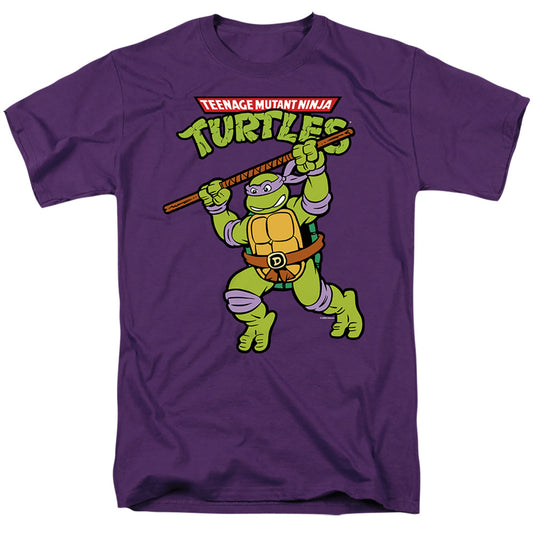 Teenage Mutant Ninja Turtles Retro Donnie Mens T Shirt Purple