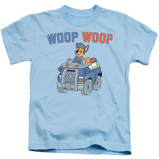 Paw Patrol Woop Woop Juvenile Kids Youth T Shirt Light Blue Officially Licensed