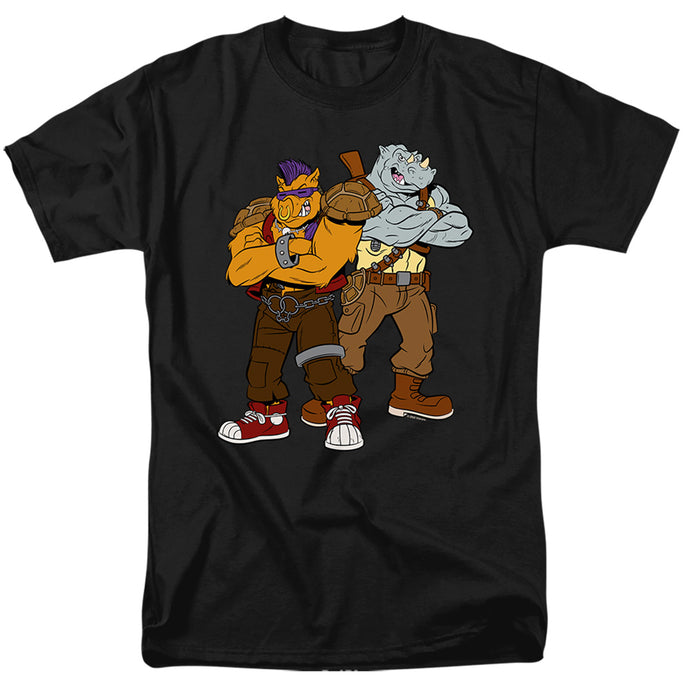 Teenage Mutant Ninja Turtles Bebop And Rocksteady Mens T Shirt Black