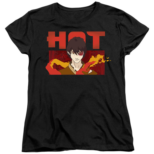 Avatar The Last Airbender Hot Zuko Womens T Shirt Black Officially Licensed