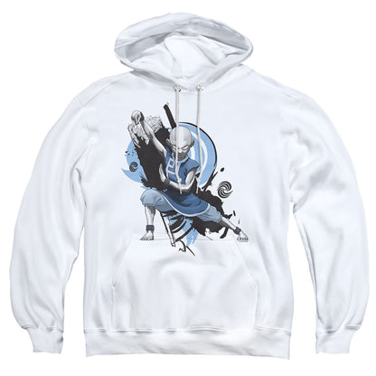 Avatar The Last Airbender Energybending Aang Mens Hoodie White