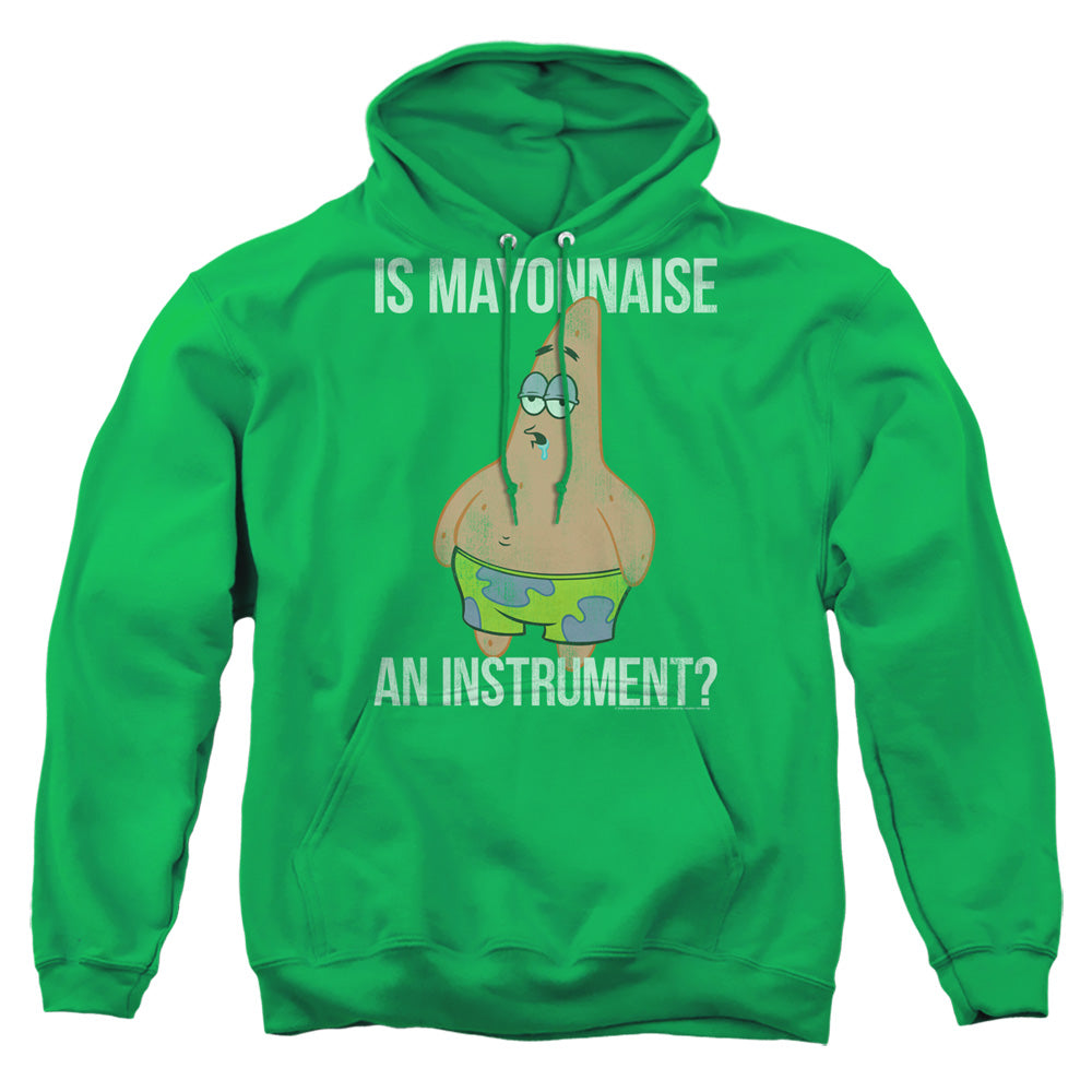 Spongebob Mayonnaise Instrument Mens Hoodie Kelly Green