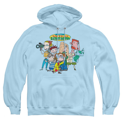 Wild Thornberrys Ready For Action Mens Hoodie Light Blue