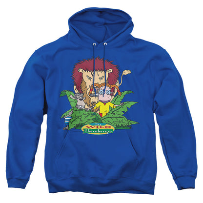 Wild Thornberrys Sneak Attack Mens Hoodie Royal Blue