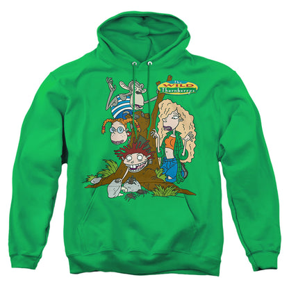 Wild Thornberrys Donnys Dinner Mens Hoodie Kelly Green