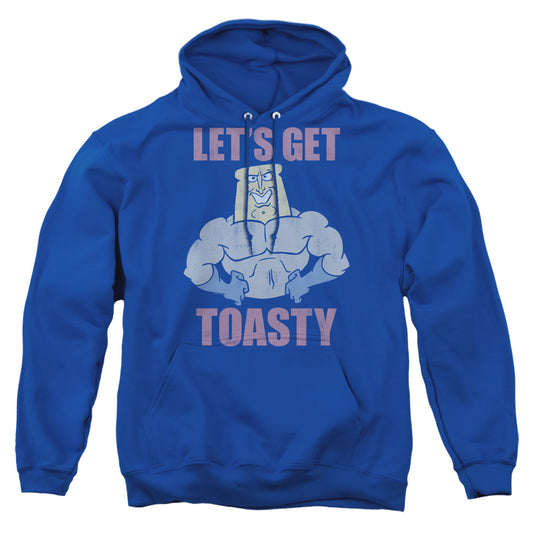 Ren And Stimpy Lets Get Toasty Mens Hoodie Royal Blue