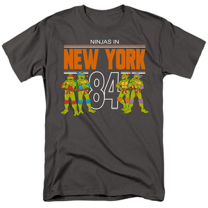 Teenage Mutant Ninja Turtles Teenage Mutant Ninja Turtles Nyc Mens T Shirt Charcoal