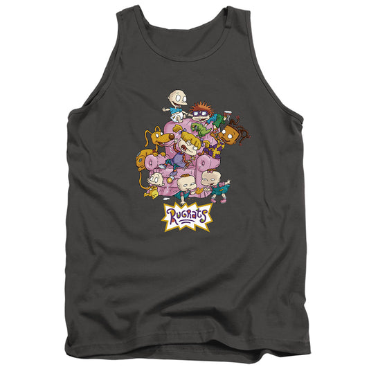 Rugrats Rugrats Chair Mens Tank Top Shirt Charcoal