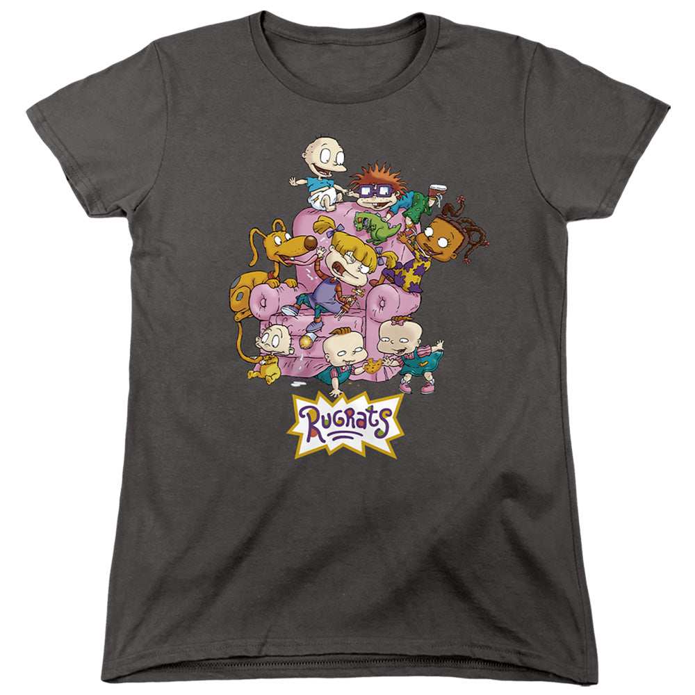 Rugrats Rugrats Chair Womens T Shirt Charcoal Officially Licensed