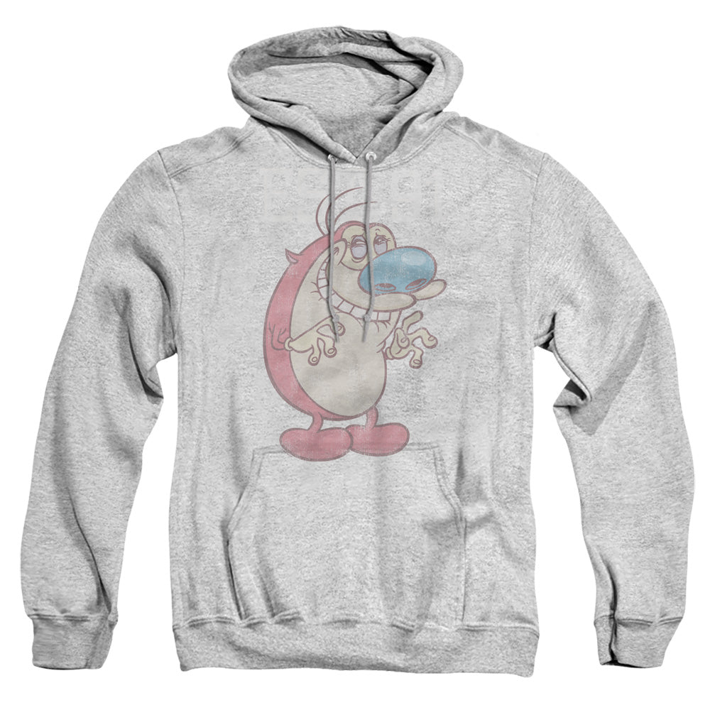 Ren And Stimpy Stimpy Est Mens Hoodie Athletic Heather