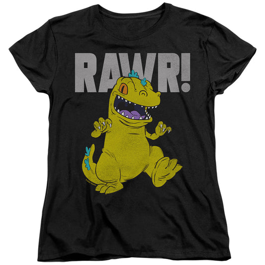 Rugrats Reptar Womens T Shirt Black Officially Licensed