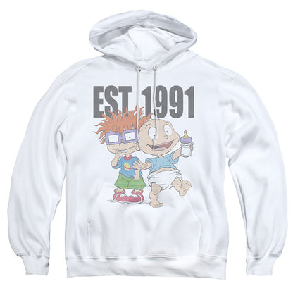 Rugrats Est 1991 Mens Hoodie White