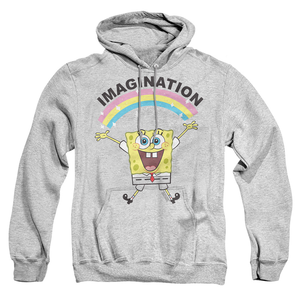 Spongebob Simple Imagination Mens Hoodie Athletic Heather