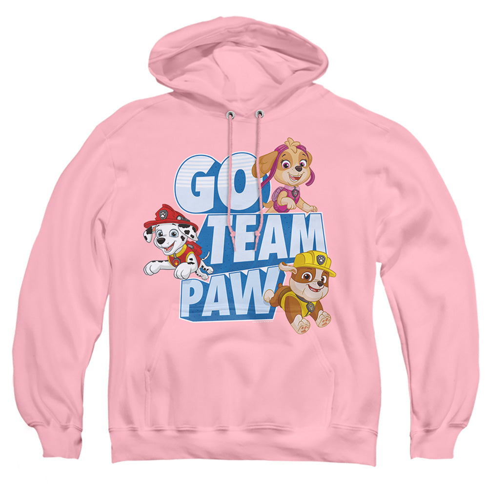 Paw Patrol Go Team Paw Mens Hoodie Pink