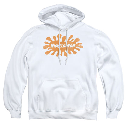 Nickelodeon Brand Nick Retro Splat Logo Mens Hoodie White